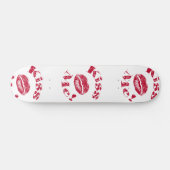 キスだ！赤い唇 スケートボード (横)