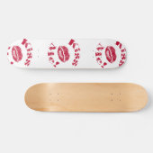 キスだ！赤い唇 スケートボード (横)