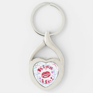 キスだ!赤い唇(ハート) キーホルダー