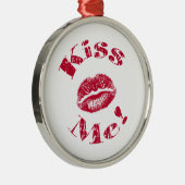 キスだ！赤い唇 メタルオーナメント (右)
