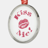 キスだ！赤い唇 メタルオーナメント (左)