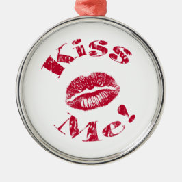 キスだ！赤い唇 メタルオーナメント