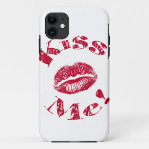 キスだ!赤い唇 iPhone 11 ケース