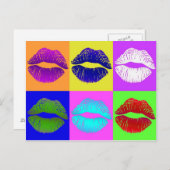 キスで封じられる ポストカード (正面/裏面)