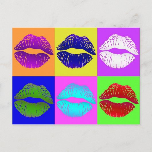 キスで封じられる ポストカード (正面)