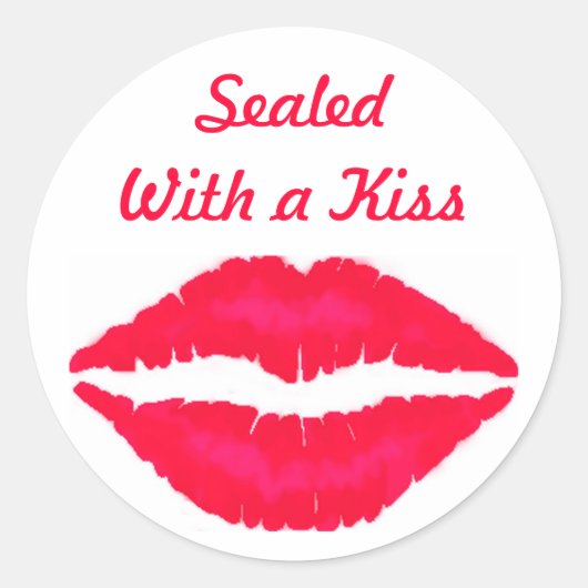 キスで封じる ラウンドシール (正面)