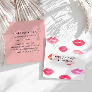 キスで封じる Lip製品販売代理店 スクエア名刺