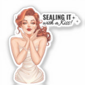 キスで封じろ！ シール (正面)