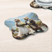 **「キスで封じ込め：恋の旅** ペーパーコースター (アングル)