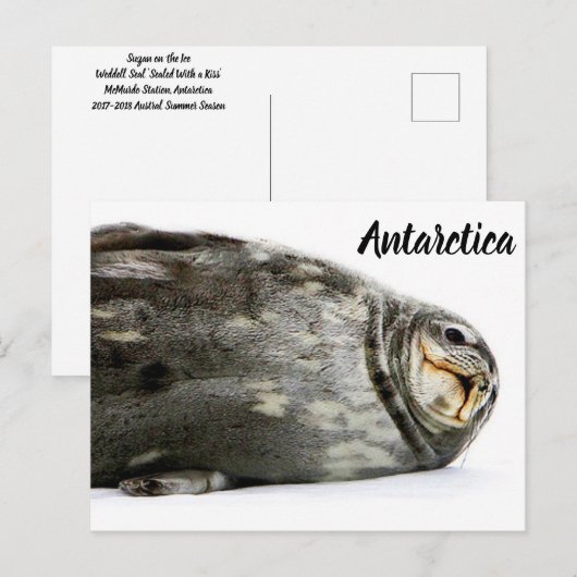 『キスで封印』 ポストカード (正面/裏面)