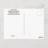 『キスで封印』 ポストカード (裏面)