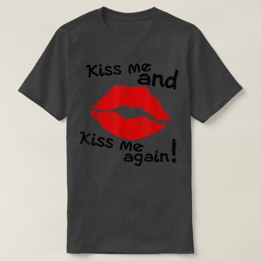 キスとキス Tシャツ (デザイン正面)