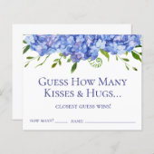 キスとハグスブルーアジサイの数を推測 (正面/裏面)