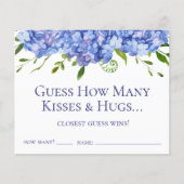 キスとハグスブルーアジサイの数を推測 (正面)