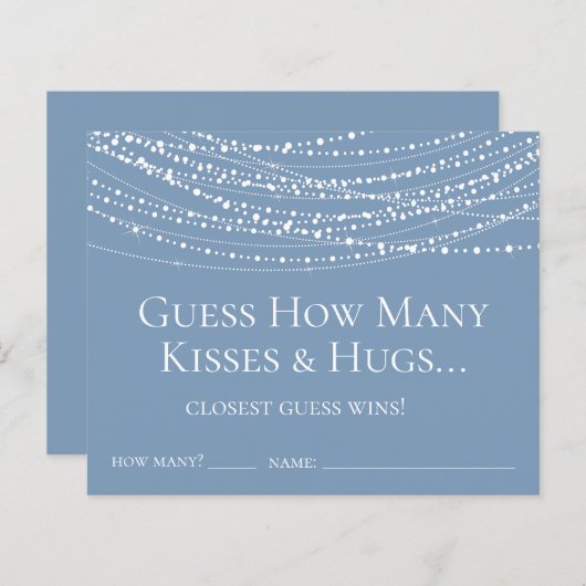 キスとハグダスティブルーライトの数を推測 (正面/裏面)