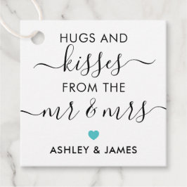 キスとミセス・ラベルの抱き毛とターコイズ フェイバータグ