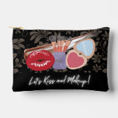 キスとメイクアップアクセサリーバッグ アクセサリーポーチ (正面)