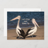 「キスとメイクアップ」ペリカンビーチ ポストカード (正面/裏面)