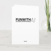 キスとメイクアップ？夫婦喧嘩 カード (裏面)