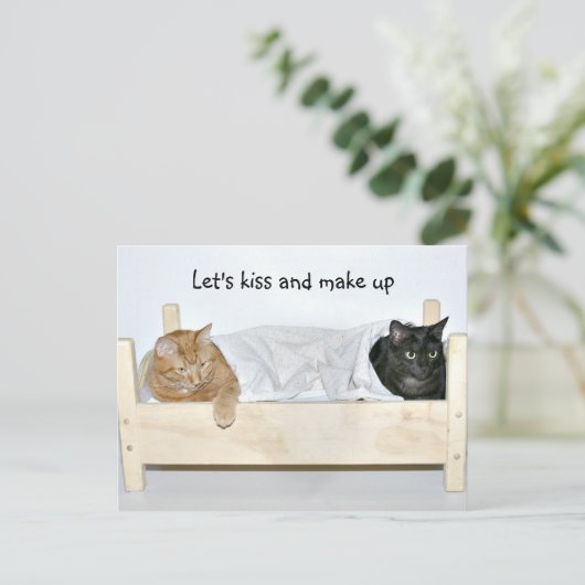 キスと化粧 ポストカード (スタンド正面)