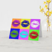 キスと密封される カード (黄色い花)