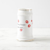キスと愛のマグカップ ビールジョッキ (中央)
