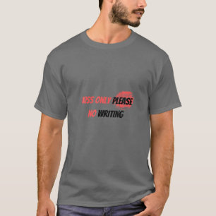 キスのみPlease No'sグラフィック書ノベルティサルカス Tシャツ