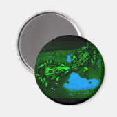 キスのようなカエル マグネット (正面/裏面)