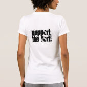 キスのアメリカ大陸のチームFC Tシャツ (裏面)