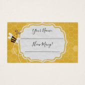 キスのエントリー・カードの数 – Sweet Honey Bee (正面)