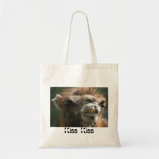 キスのキスのラクダのバッグ トートバッグ (正面)