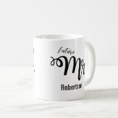 (キスのコーヒー・マグを持つ未来の)夫人 コーヒーマグカップ (正面右)