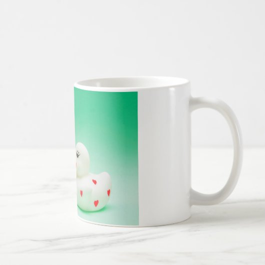 キスのゴムアヒル コーヒーマグカップ (右)