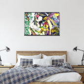 キスのドラゴンストレッチキャンバスアートプリント キャンバスプリント (インサイチュ (寝室))