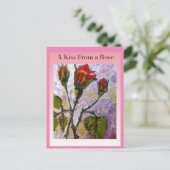 キスのバラ ポストカード (スタンド正面)
