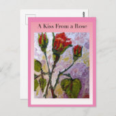 キスのバラ ポストカード (正面/裏面)