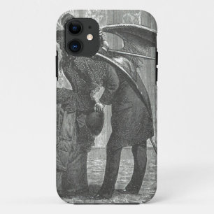 キスのビクトリアンなこうもりまたは吸血鬼の衣裳のiPhone 5の例 iPhone 11 ケース