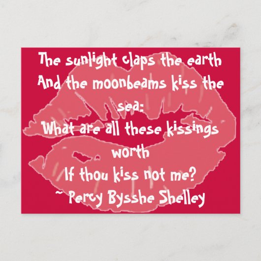 キスの価値は何だ…ポストカード ポストカード (正面)