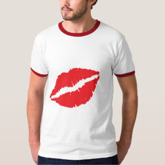 キスの印のデザイン Tシャツ