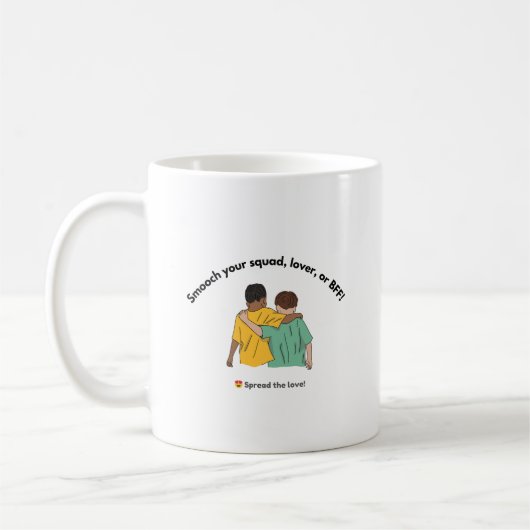 キスの友達 コーヒーマグカップ (左)