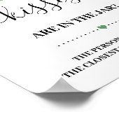 キスの数当てゲーム ラモンシャワーゲーム看板 ポスター (角)