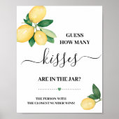 キスの数当てゲーム ラモンシャワーゲーム看板 ポスター (正面)