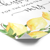 キスの数当てゲーム レモン シャワーパーティー サイン (角)