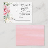 キスの数当て多肉植物ゲームカード エンクロージャーカード (正面/裏面)