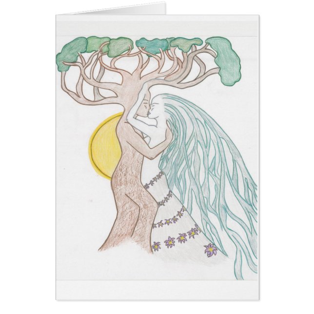 キスの木のカップル (正面)