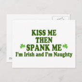 キスの私は私のギフトをスパック ポストカード (正面/裏面)