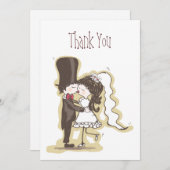 キスの結婚 サンキューカード (正面/裏面)