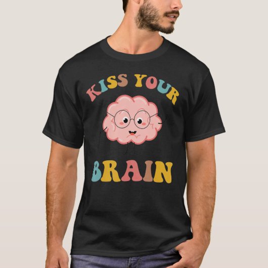 キスの脳の速度先生の評価に戻る Tシャツ (正面)