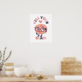 キスの脳 ポスター (キッチン)