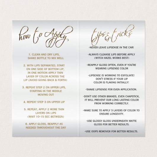 キスの証拠のピンクの唇および金ゴールドの唇の指示 名刺 (内部フラット)